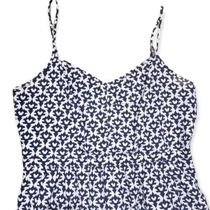 J.  Crew Blue and White Sundress
